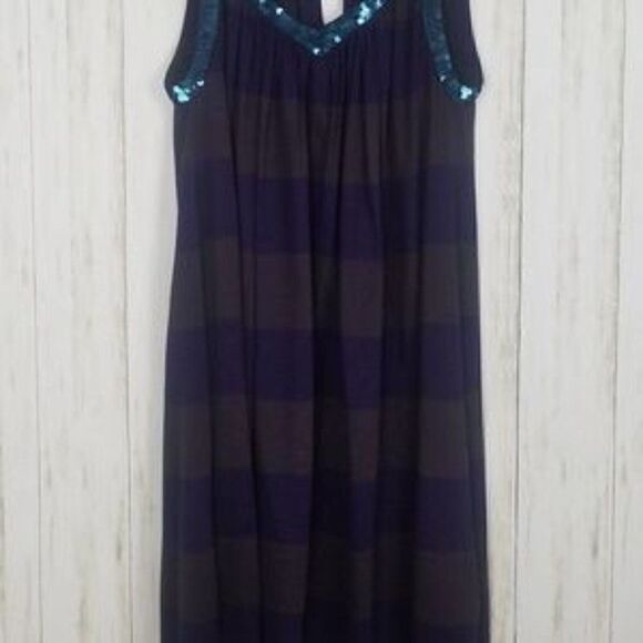 French Connection NWT Striped Sleeveless Sequined Dress - Picture 6 of 7